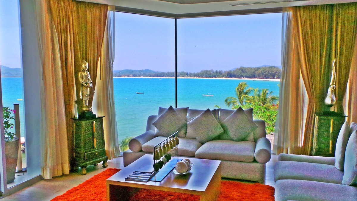 Cherngtalay Apartment | Luxurious Seafront 2 brm Penthouse with Spectacular views / unique design
