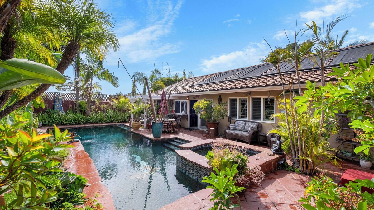 University City House | Luxurious Tropical Retreat w/Pool and Hot Tub