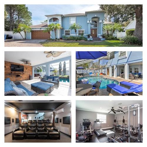 Lake Magdalene Villa | Luxurious Villa with Heated Pool, Theatre, Gym !