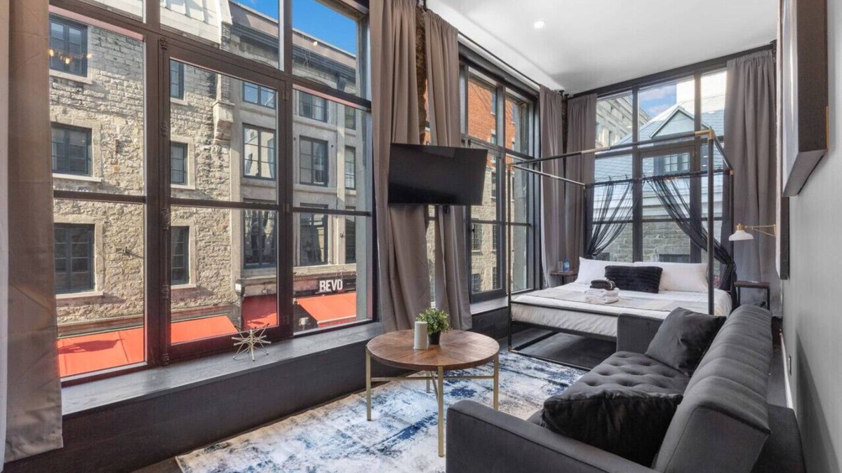 Old Montreal Apartment | Luxury 1Bd Loft-Old Montréal-C1
