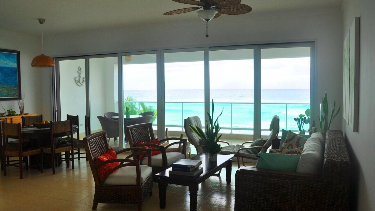 Sosua Apartment | Luxury 3BD condo right on a sandy beach, with amazing sea views!