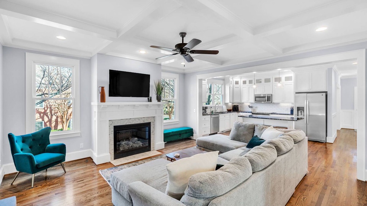 Greenville Downtown House | Luxury 4BR in Historic District, Walk to Downtown