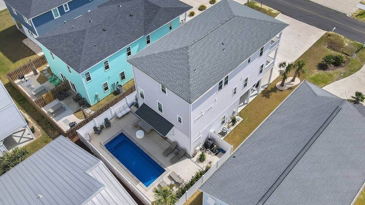 Wilmington Beach House | Luxury 5BR with Heated Pool | Steps to Beach