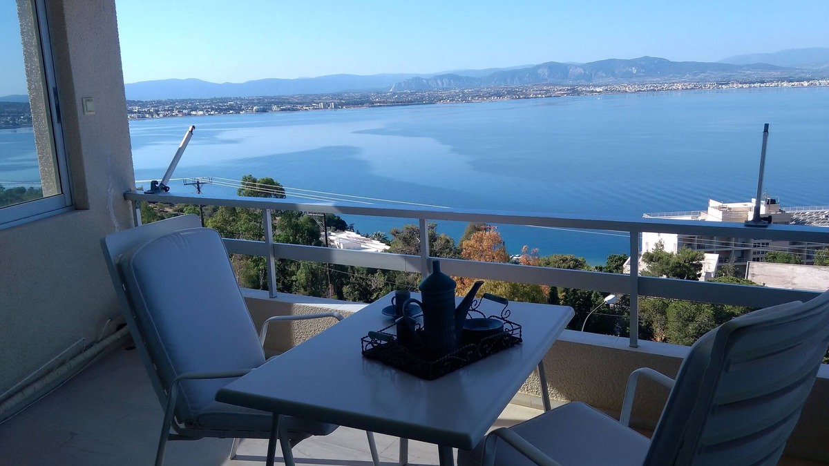 Loutraki-Agioi Theodoroi Apartment | Luxury apart. w/spectacular views
