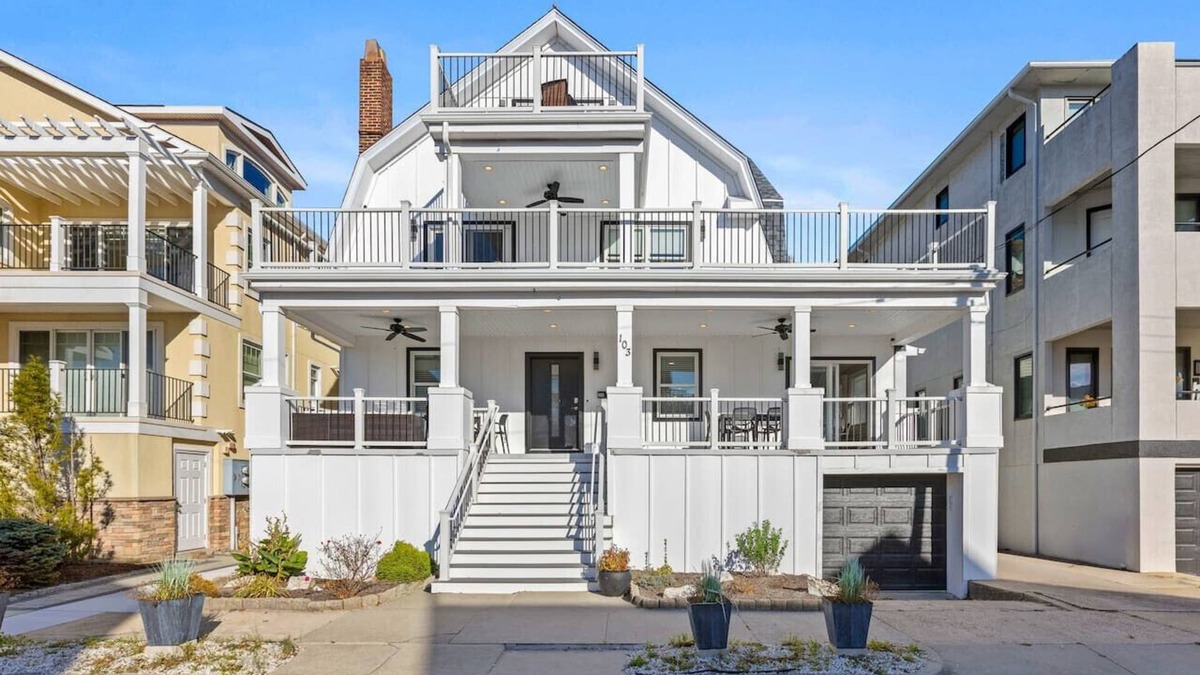 Ventnor City House | Luxury Beach Block Home w/Ocean Views - Sleeps 20