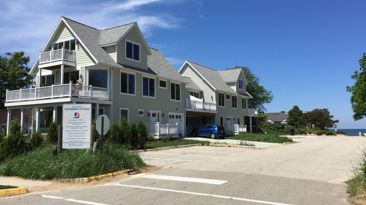 South Haven House | Luxury Beach Homes At Woodman Beach- NEW PRIVATE HEATED POOL-LAKE VIEWS-SLEEP 32