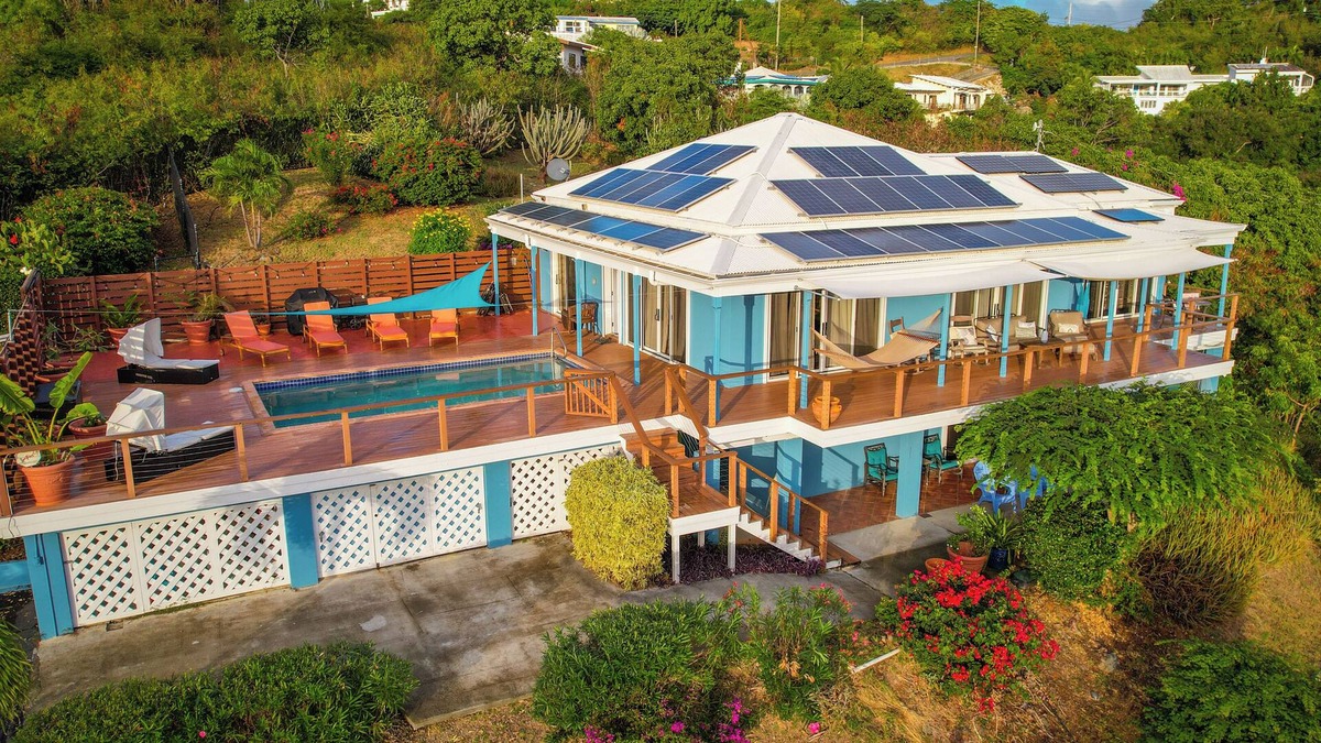 Nazareth House | Luxury Beachfront Villa in Prime St. Thomas Location Walk to Resort Dining & Bar
