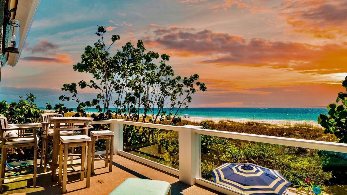 Pass-a-Grille Villa | Luxury Beachside French Villa with Private Beach Path