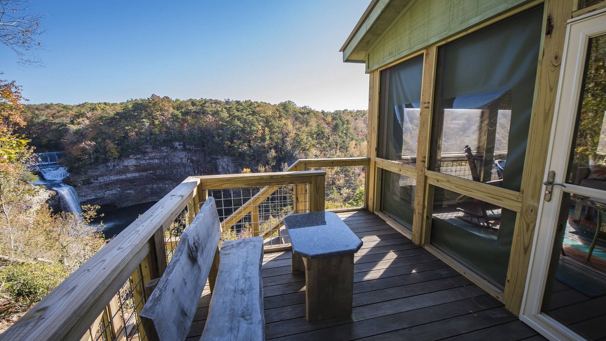 Mentone Cottage | Luxury cabin above Desoto Falls in Mentone,AL; Central Time See “Overview”