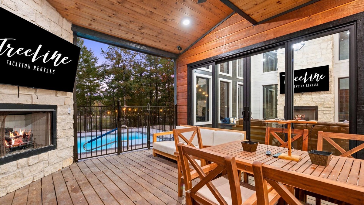 Broken Bow Cabin | Luxury Cabin with Pool, Hot Tub, Stocked Pond
