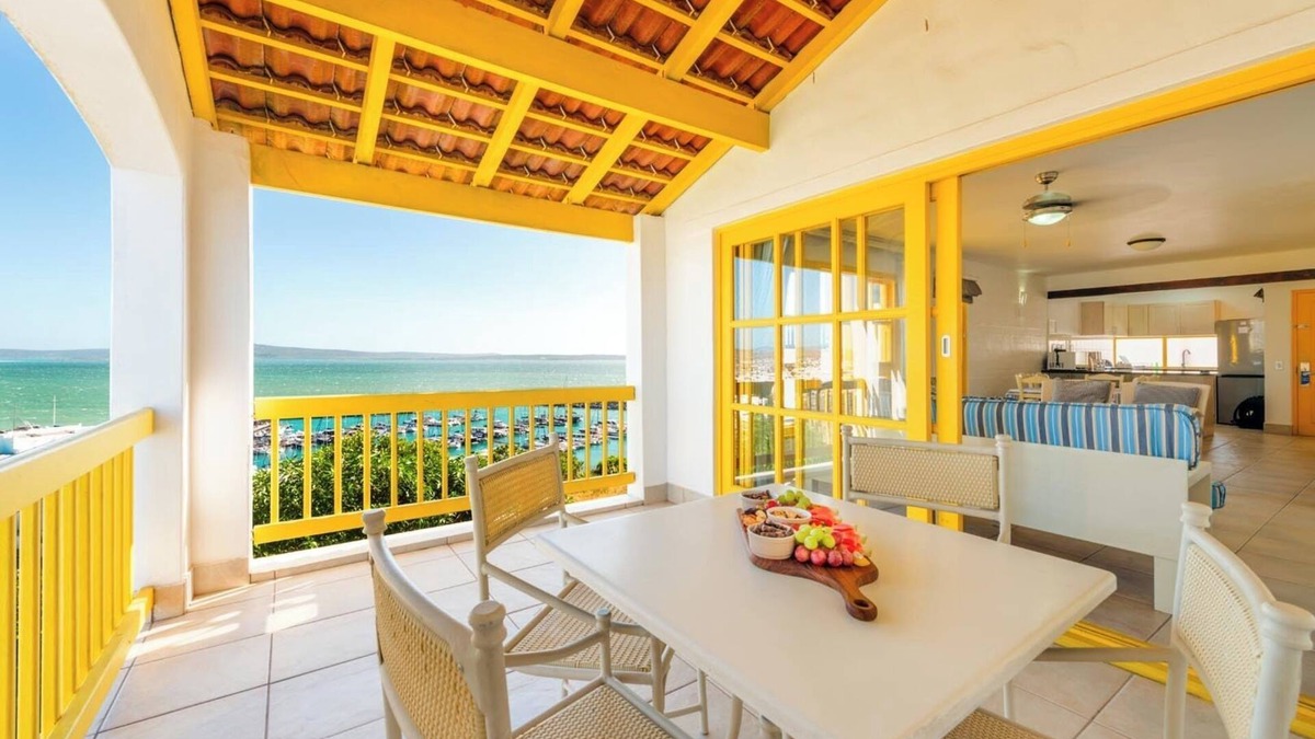 Mykonos Apartment | Luxury Coastal Escape | Balcony | Pool | Sea View