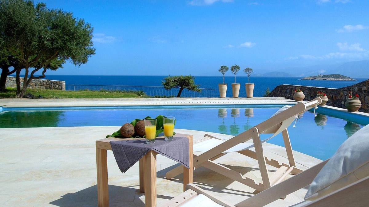 Agios Nikolaos Villa | Luxury Crete Villa | The Grand Villa | Private Pool | Sea View