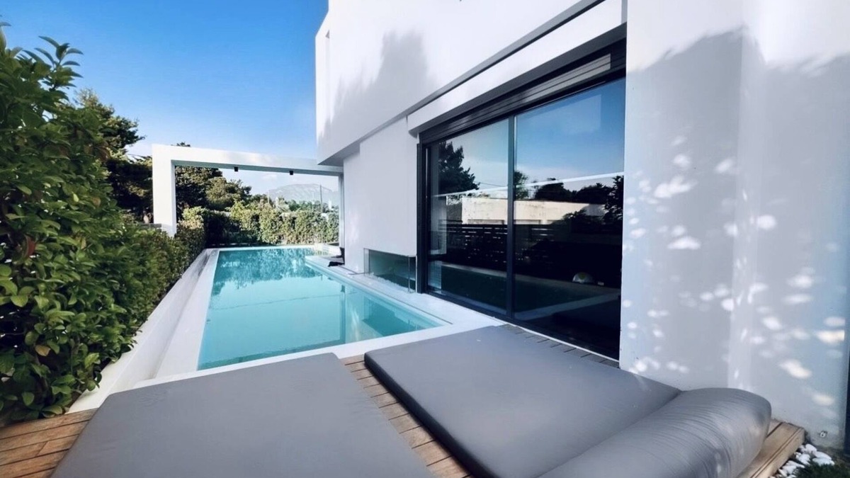 Elliniko Apartment | Luxury duplex 310m2 with large private pool and garden at the Athens Riviera.