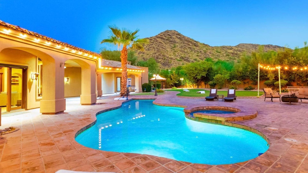 Paradise Valley House | Luxury Estate with Theater, Pool & Mummy Mountain Views - Sleeps 16+