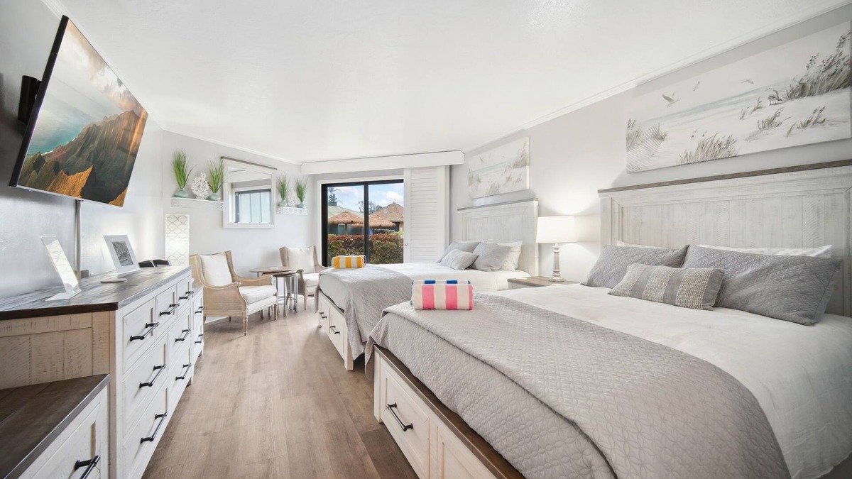 Hanamaulu Apartment | Luxury Gem at Kauai Beach Resort and Spa KBR 3122 - TWO QUEEN BEDS!