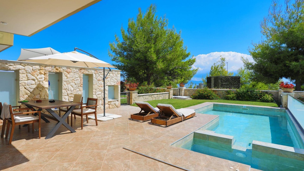 Pallini Villa | Luxury hillside escape with breathtaking Toroneos Bay views