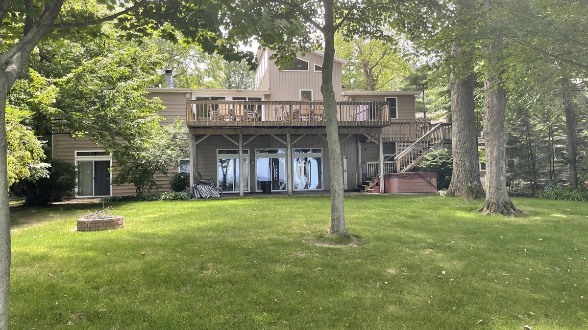 Riverside House | Luxury Home on Lake Michigan! Private Beach, Pool and Hot Tub