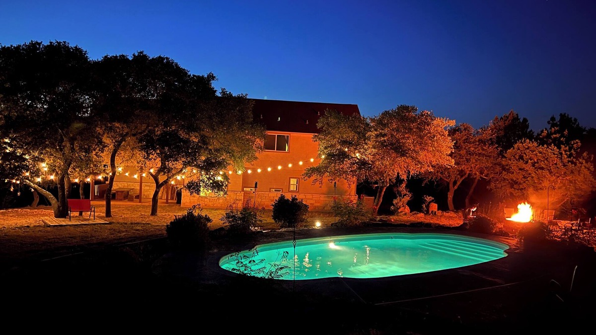 Spring Branch House | Luxury Home! - Pool - Fire Pit - Near Canyon Lake!