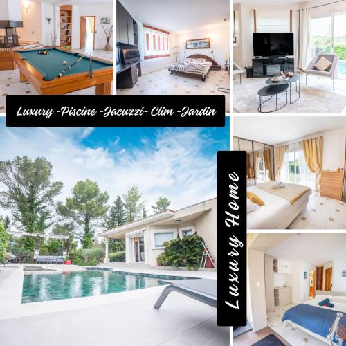 Montferrier-sur-Lez Villa | Luxury Home -Villa-Piscine-Jacuzzi-Famille-Table de billard - Top Pros ServicesConciergerie