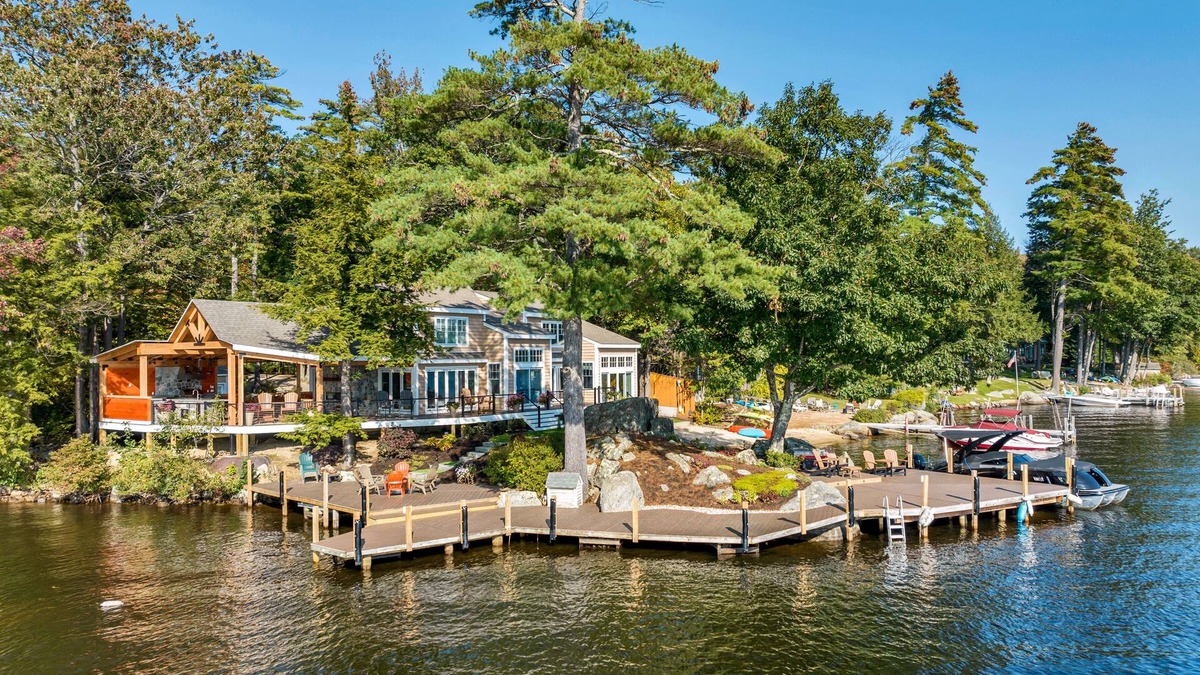 Moultonborough House | Luxury Home with Sand Beach and Great Views plus a Guest House AUGUST SPECIAL