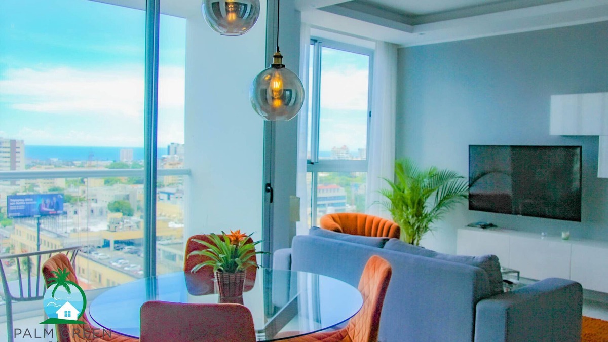 Downtown Santo Domingo Apartment | Luxury in NACO 2BR W/swimming pool +WIFI+GYM 4PX