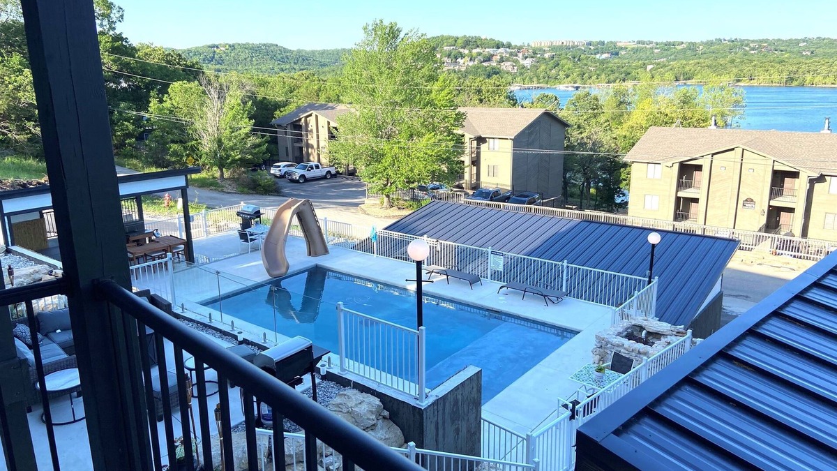 Indian Point Villa | Luxury Lake Life: Heated Pool, Hot Tub, Game Room, Stunning Lake Views!