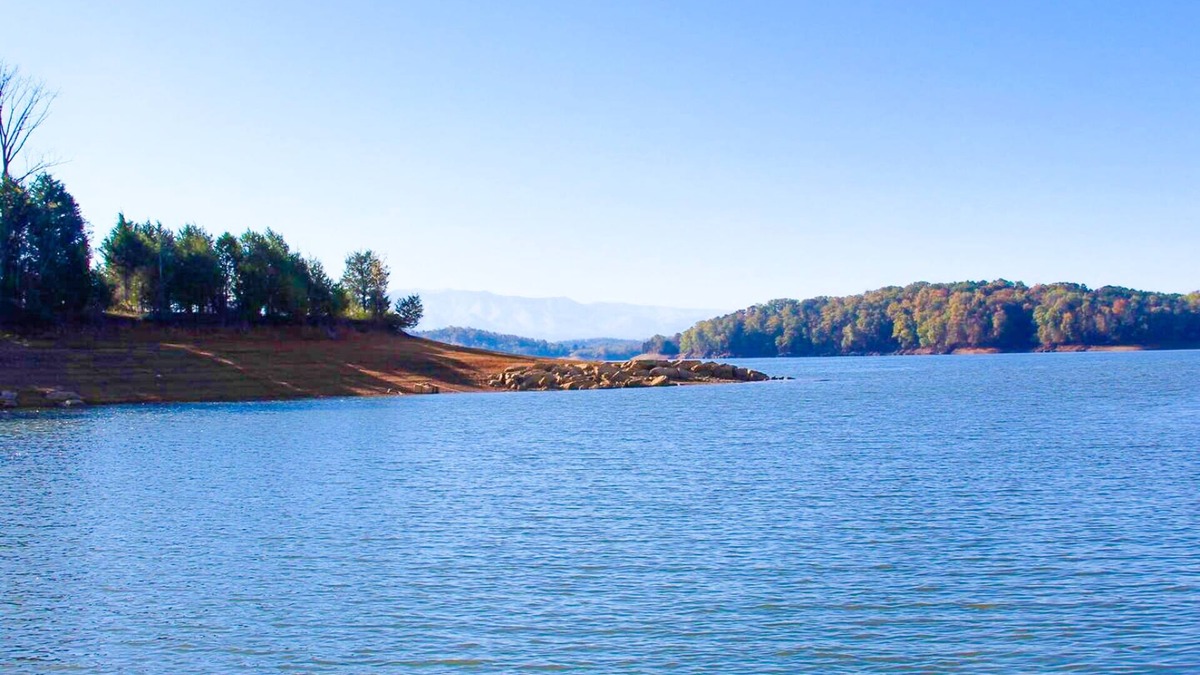 Baneberry Cabin | Luxury lakefront cabin with free attraction tickets, fire pit, dock & deck