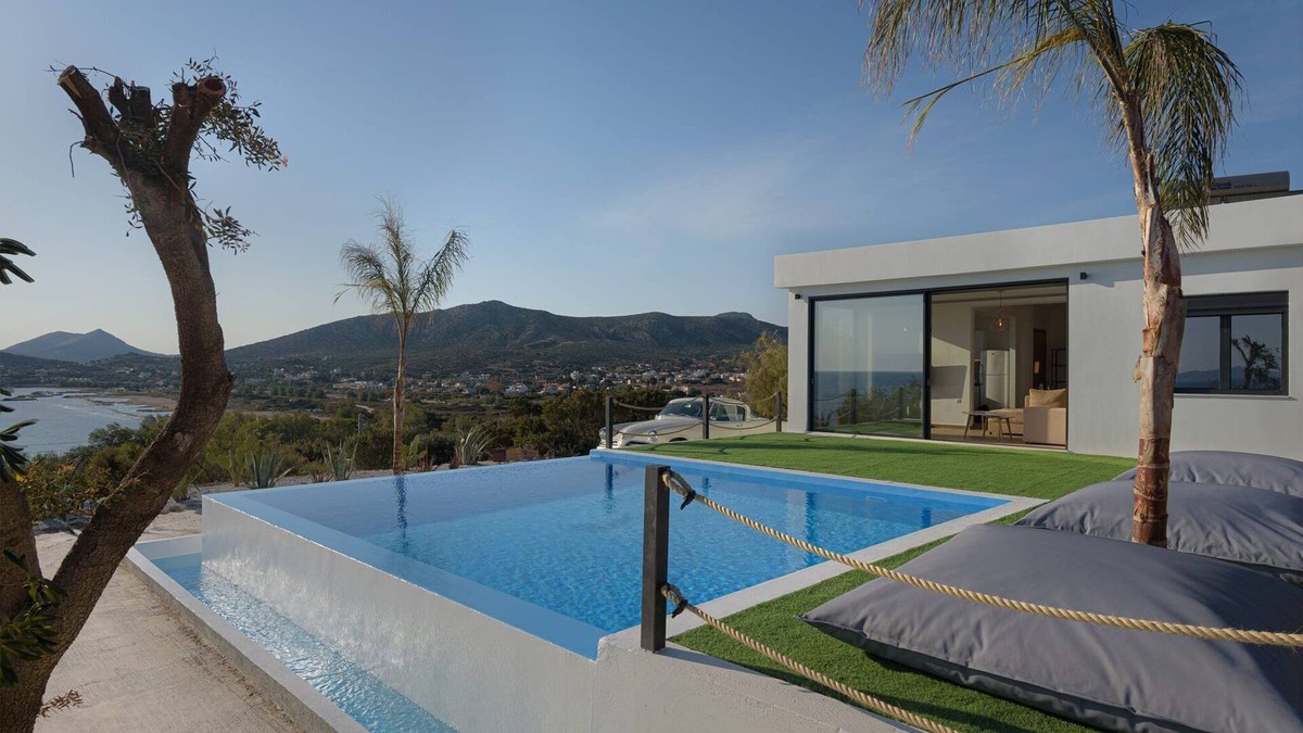 Lavreotiki Villa | Luxury Legrena Villa | Villa White | 3 Bedrooms | Private Pool with.
