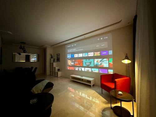 Casablanca Apartment | Luxury Oasis Apartment -Rooftop Pool & Home Cinema