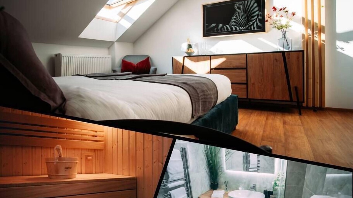 Brno-stred Apartment | ⭑ Luxury Oasis, Sauna, AC & Free Parking