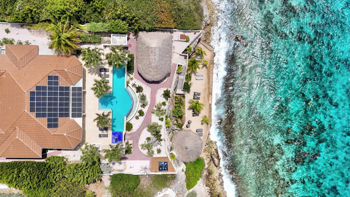St. Marie Villa | Luxury Oceanfront Home with Private Beach, pool, Jacuzzi