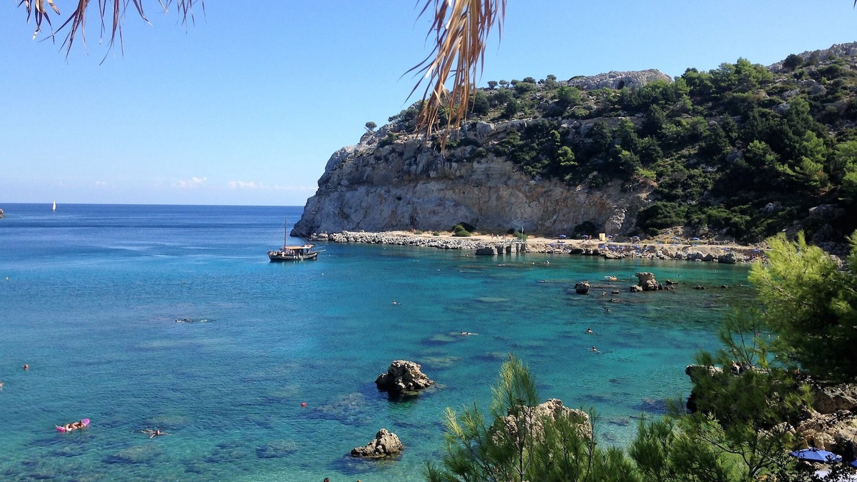 Faliraki Villa | luxury private villa with outdoor pool near Anthony Quinn bay