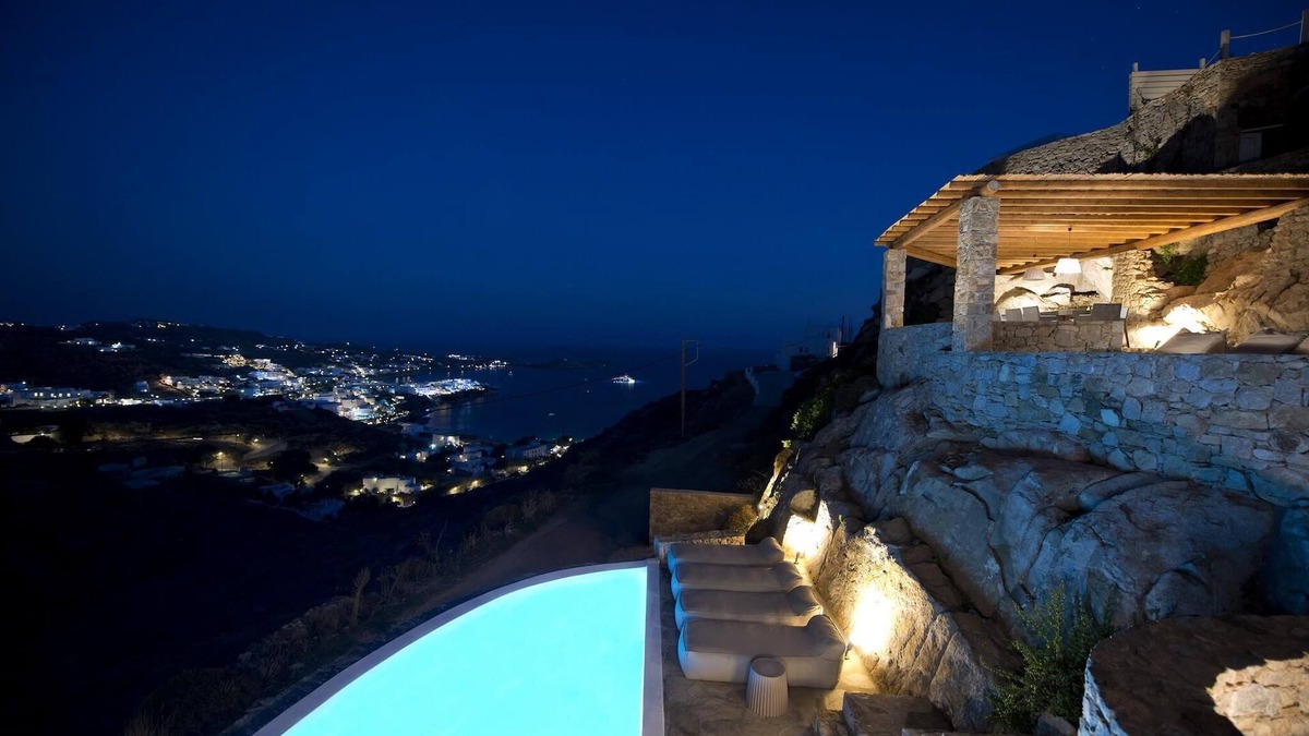 Psarou Villa | Luxury Psarrou Villa | 3 Bedrooms | Villa Azurite | Stunning Sea and Beach Views