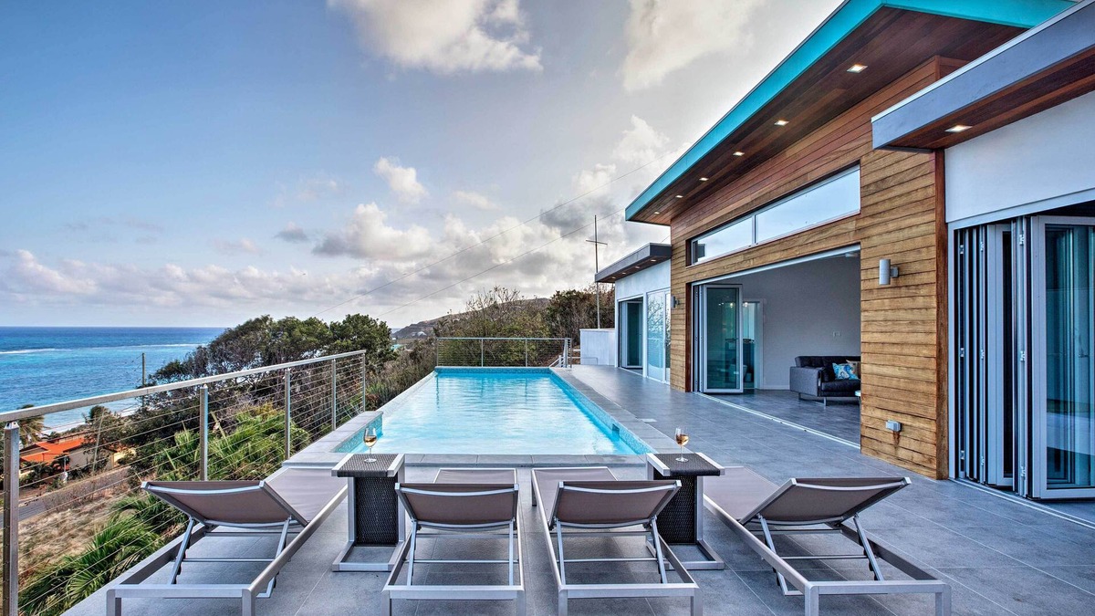Slob House | Luxury St Croix Home w/Oceanfront Pool & Views