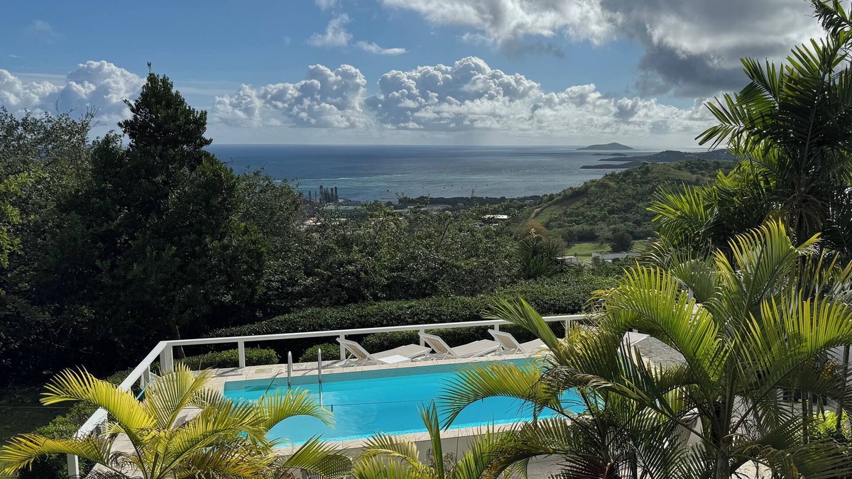 Orange Grove House | Luxury St. Croix Villa stunning 4BRM Ocean View Private pool near Christiansted