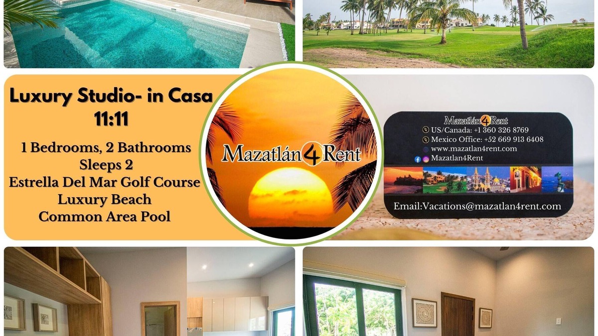 Mazatlan Apartment | Luxury Studio- in Casa 11:11