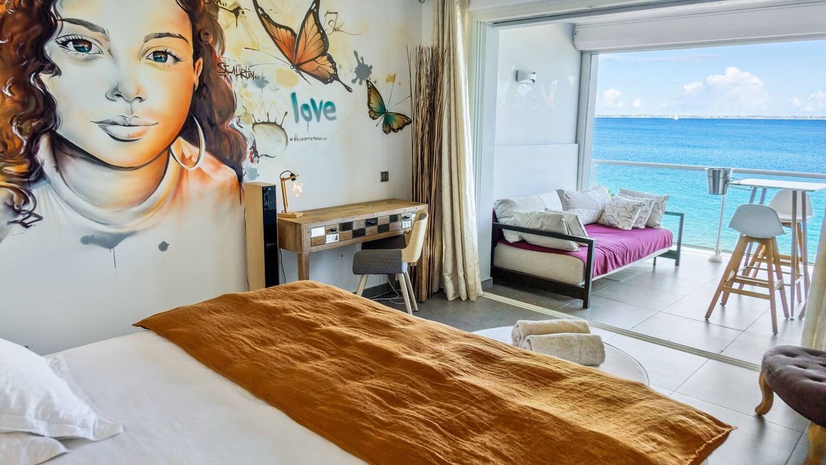 Grand Case Apartment | Luxury Studio located in the heart of Grand Case Residence Bleu Marine 12