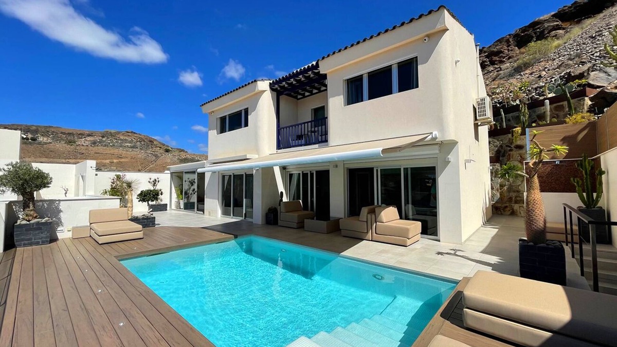 San Agustin Villa | Luxury Villa Morelli - sea view & heated pool