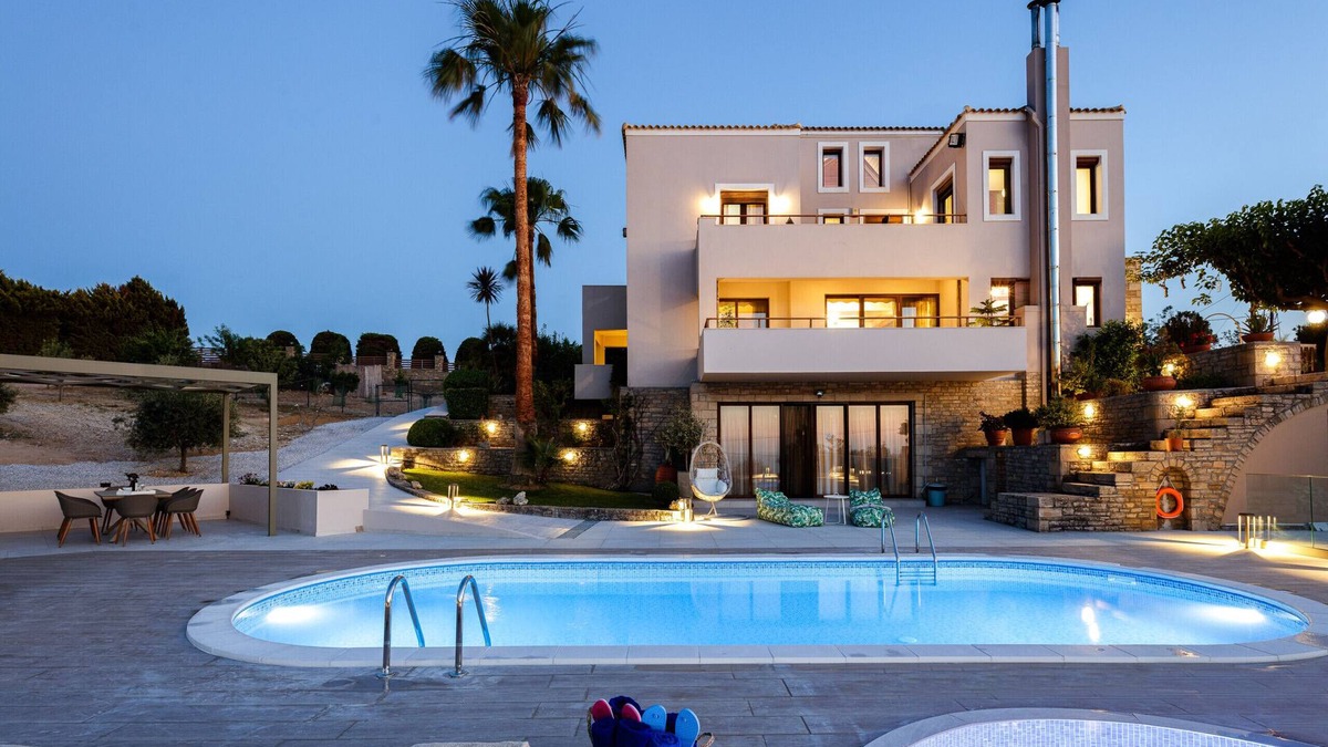 Tria Monastiria Villa | Luxury Villa Natura - With Private Heated Pool
