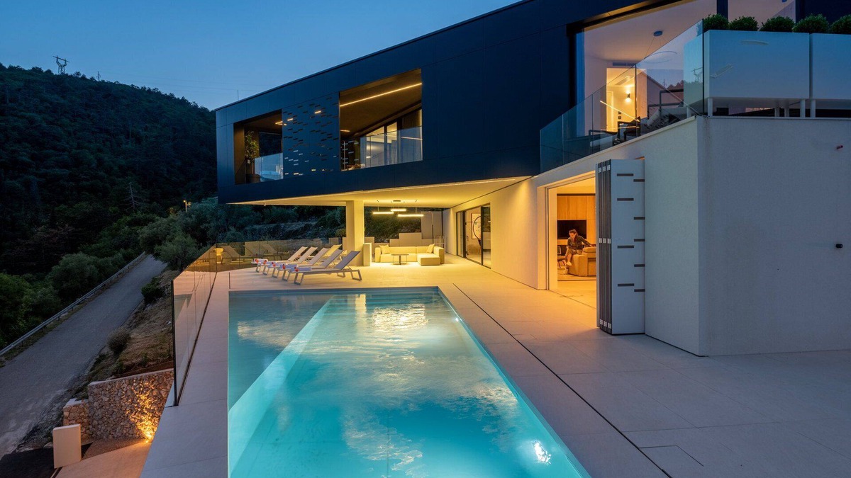 Sucici Villa | Luxury Villa Oceanic Abstraction with Pool