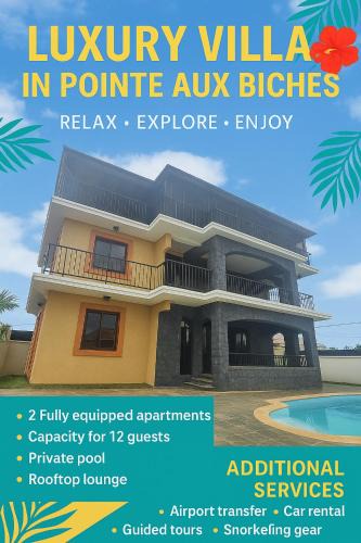 Pointe aux Biches Villa | Luxury Villa With Private Pool & 5 Minutes From The Beach