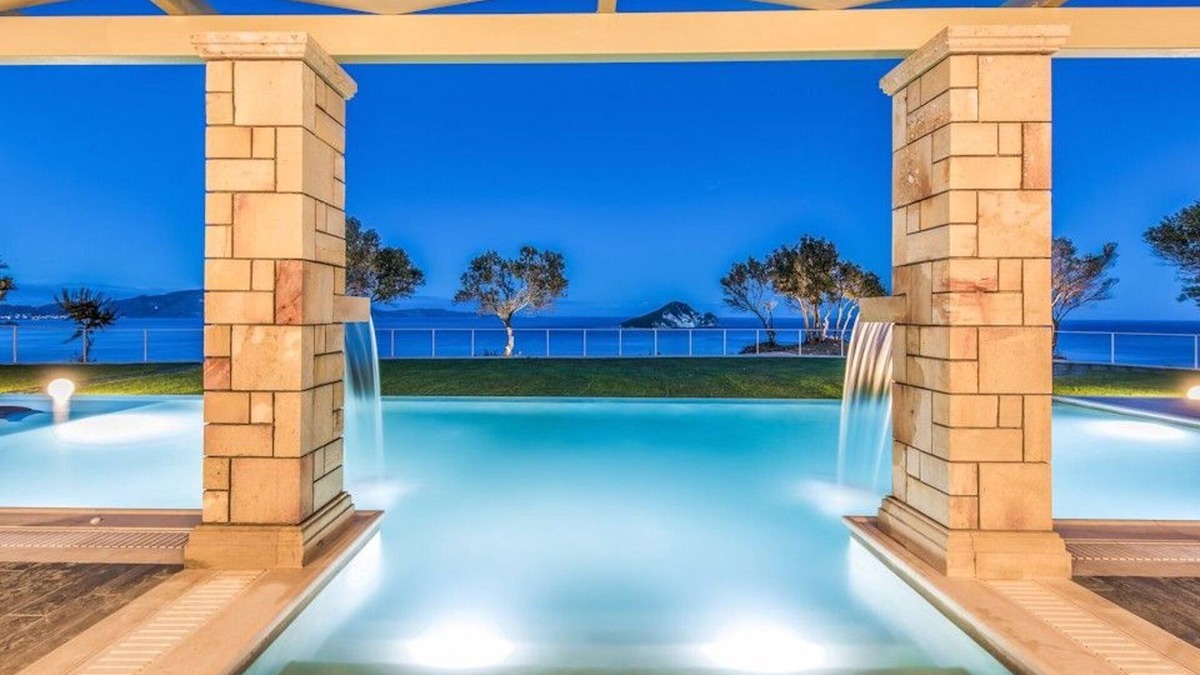 Limni Keri Villa | Luxury Villa Zante | Villa Artina | Poolside Bar | Childrens Playground