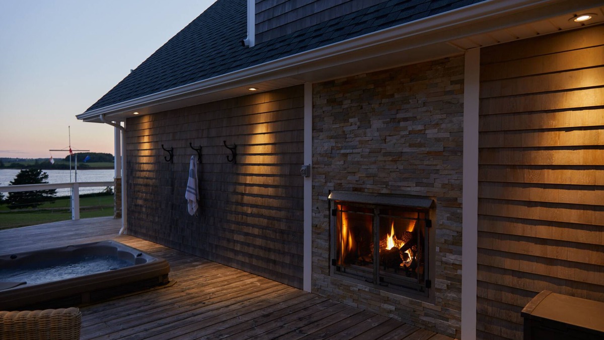 French River House | Luxury Water View Home With 2 Living Spaces Hot Tub & Access To River