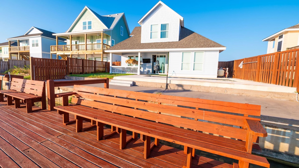 Rockport Villa | Luxury Waterfront Rockport Villa with private pool and fishing dock