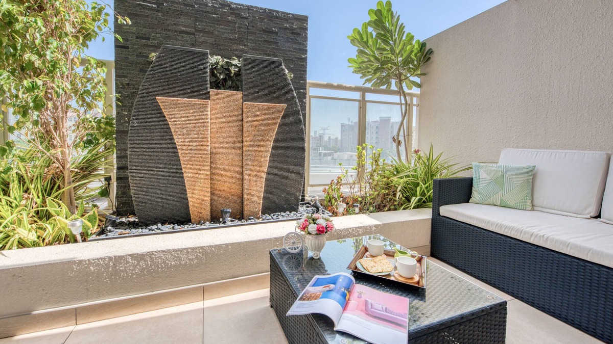 Discovery Gardens Apartment | Luxury yet cozy 3 bedrooms apartment w/ huge terrace, gym+pool, great location
