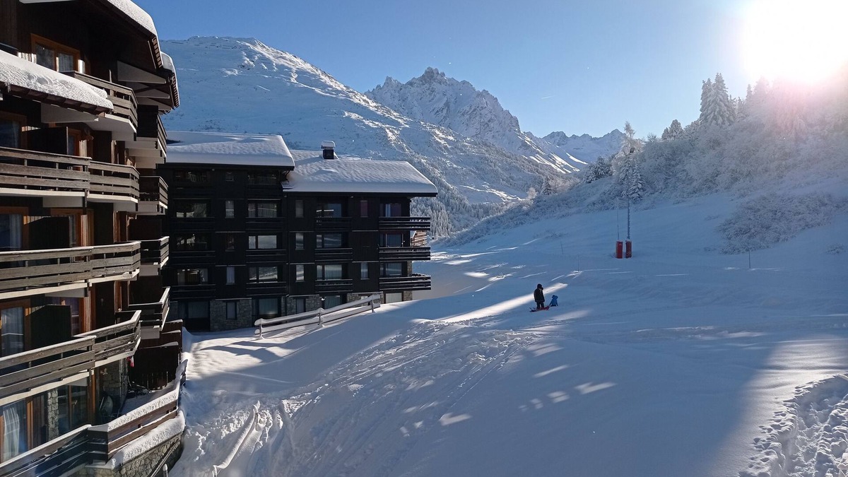 Meribel-Mottaret Apartment | Méribel Mottaret, 3 Vallées, 2 p, sunny, 5/6 pers., Skis, wifi