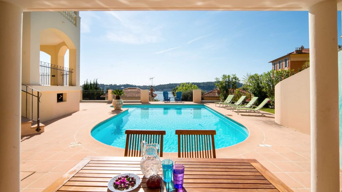Villefranche-sur-Mer Apartment | Magic! Luxury proprety, sea view, pool and fitness. Air Condit