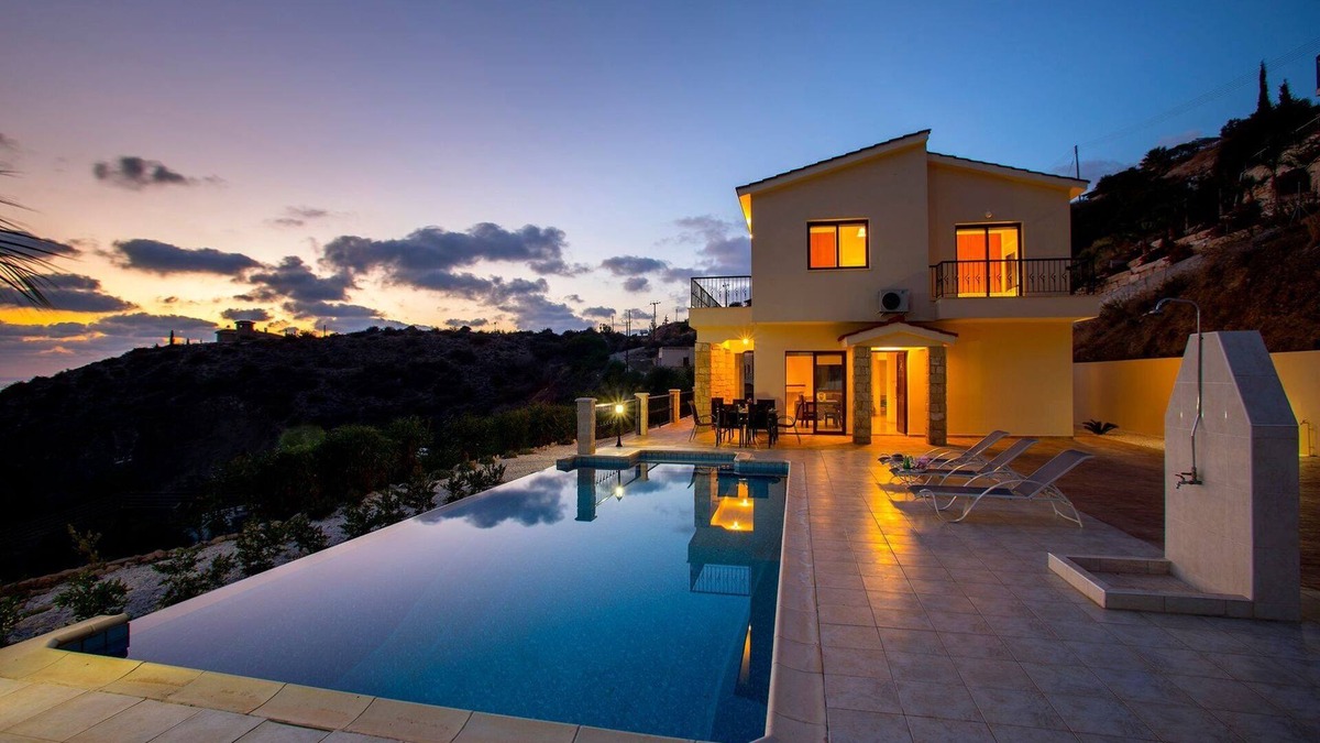 Pegeia Villa | Magnificent Coral Bay Villa | Villa Azure Cove | 3 Bedrooms | Great Sea Views |.
