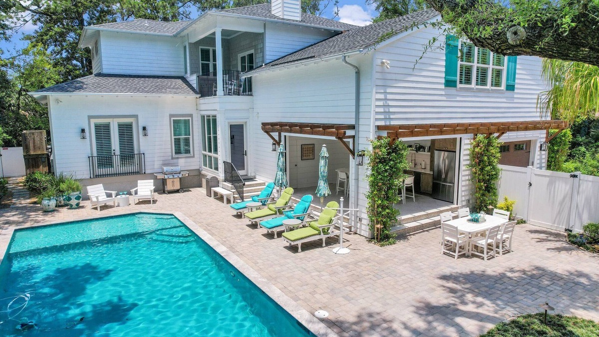 East Beach House | Magnificent East Beach Home! Heated Pool, 5BR/5.5BA Sleeps 16