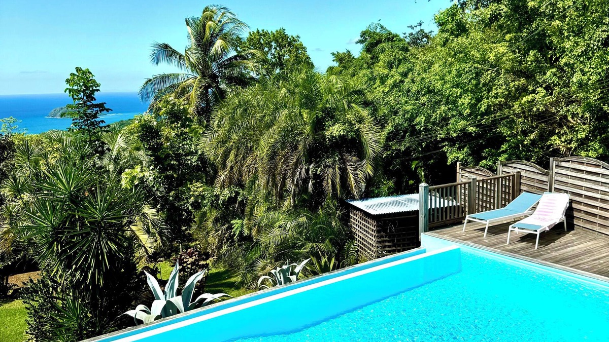 Cafeiere Villa | Magnificent sea view villa with swimming pool, close to beaches!